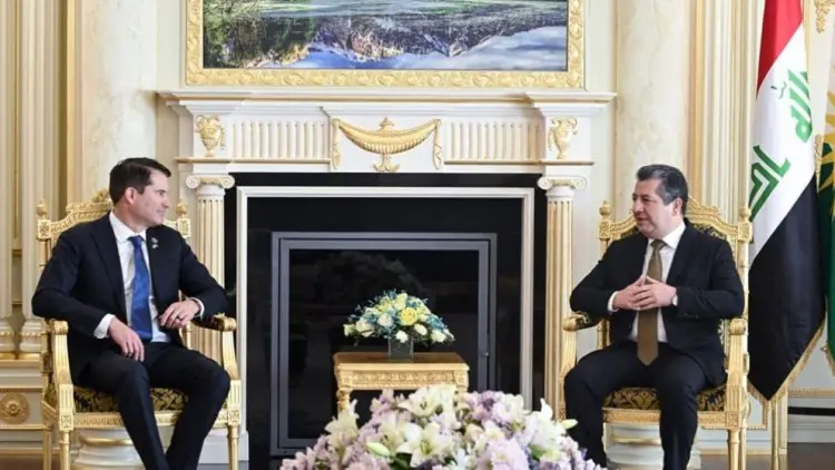 Mesrur Barzani, ABD heyetiyle Irak ve Ortadogu'daki gelismeleri görüstü