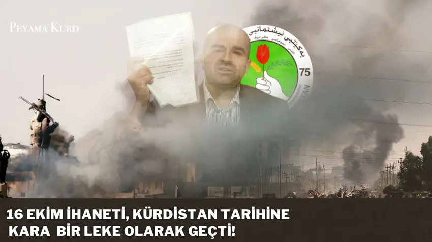 Kerkük'ü düsmanlara teslim eden 16 Ekim ihanetinin üzerinden 7 sene geçti!