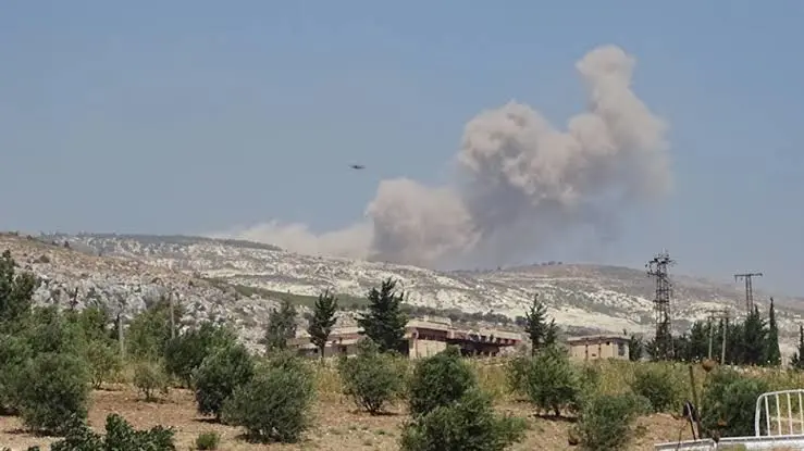 Rusya Idlib’i vurdu: 10 ölü, 30 yarali!