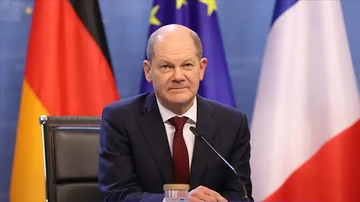 Scholz: Eskere ye ku divê em ji ewlehiya berevaniya Îsraîlê pistrast bin