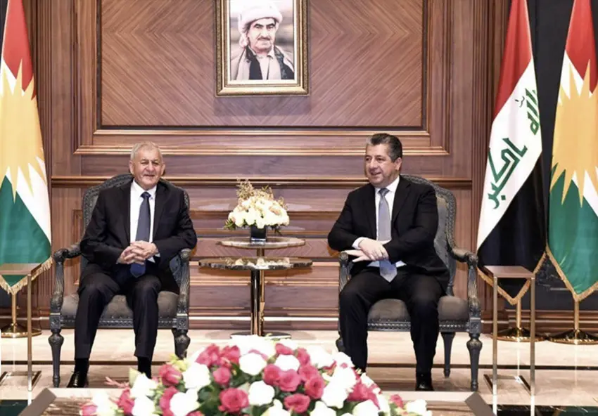 Irak Cumhurbaskani'ndan Basbakan Barzani'ye tebrik mesaji