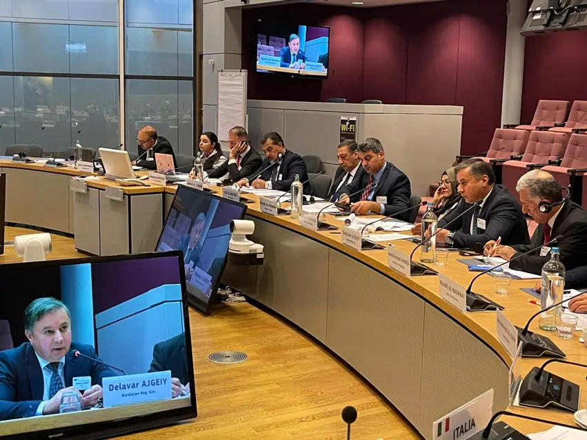 Bruksel | Dilawer Xalid Ajgeyî besdarî civîna bazirganiyê ya di navbera Iraq û YEyê de bû