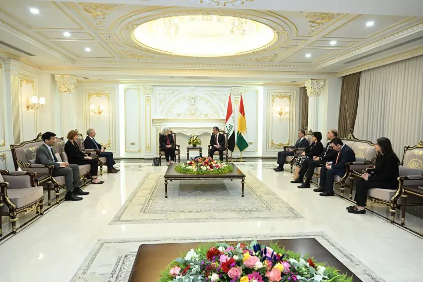 Basbakan Barzani ve ABD'nin Irak Büyükelçisini kabul etti