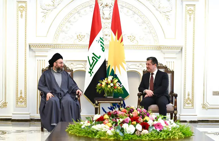 سه‌رۆكی حکوومەت پێشوازی له‌ عەممار حەکیم كرد