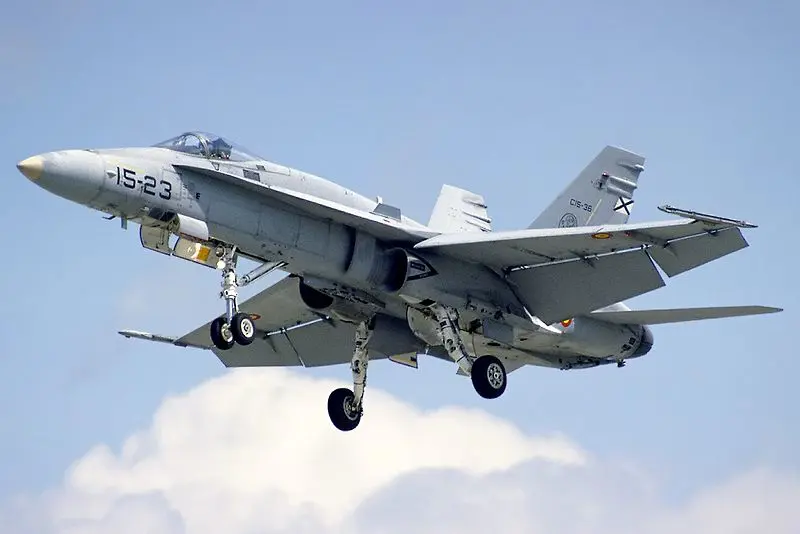 Li Îspanyayê balafira ser a F-18 ket: Pîlot mir