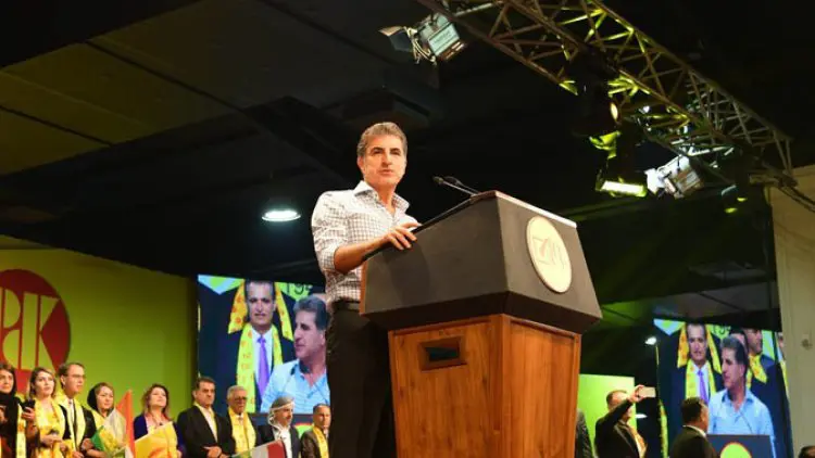 Neçirvan Barzani: Bugün sizlerin gözlerinde KDP'nin zaferini görüyorum!