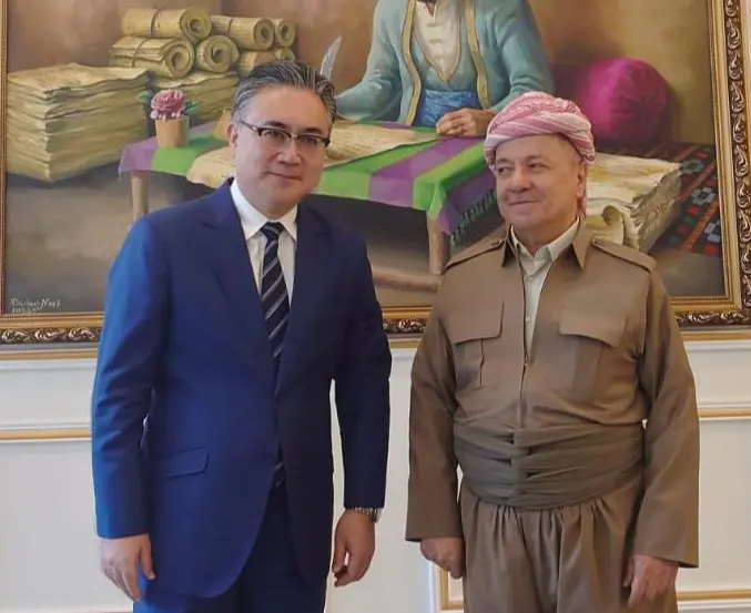 "Baskan Barzani ile ikili iliskilerin güçlendirilmesini görüstük"