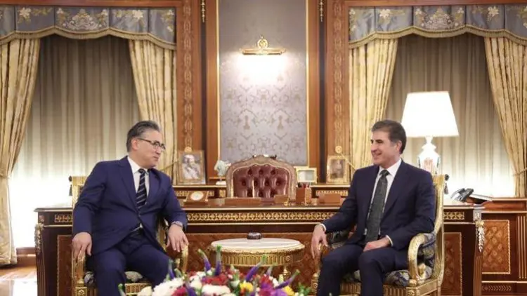 Neçirvan Barzani'den Japonya Büyükelçisine tesekkür