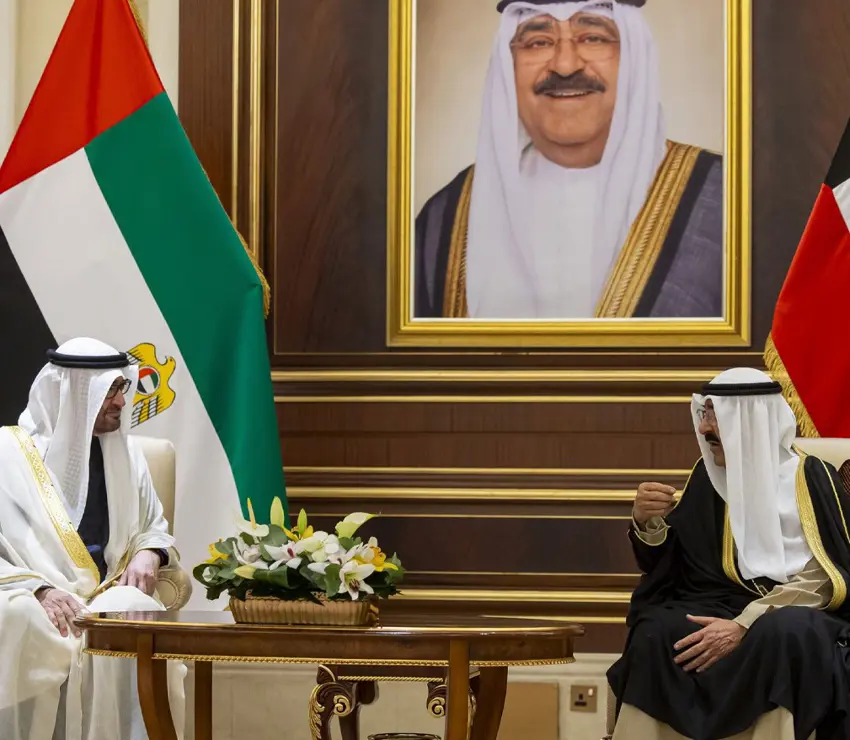 Serokê Îmaratê Al Nahyan li Kuweytê ye