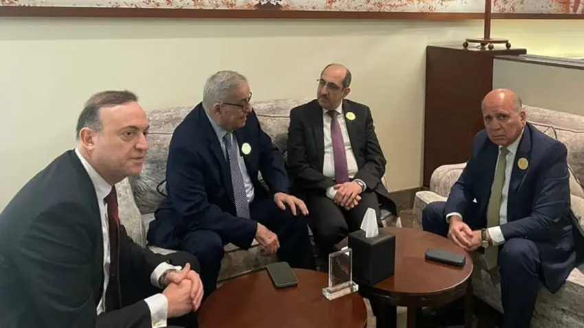 Fuad Hüseyin, Suriyeli ve Lübnanli mevkidaslariyla ateskes çabalarini görüstü