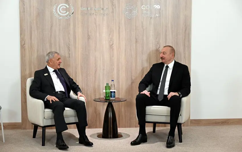 Irak ve Azerbaycan cumhurbaskanlari bir araya geldi