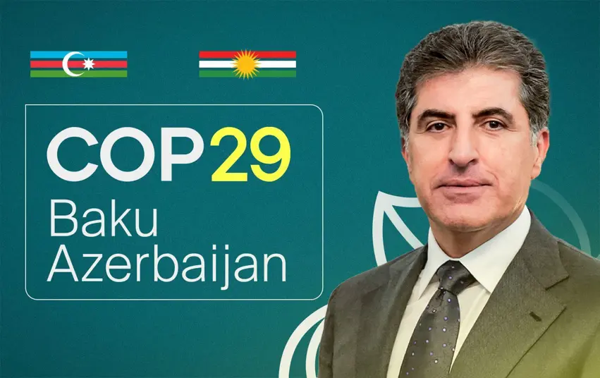 Neçirvan Barzani COP29'a katilmak üzere Bakü'ye ulasti