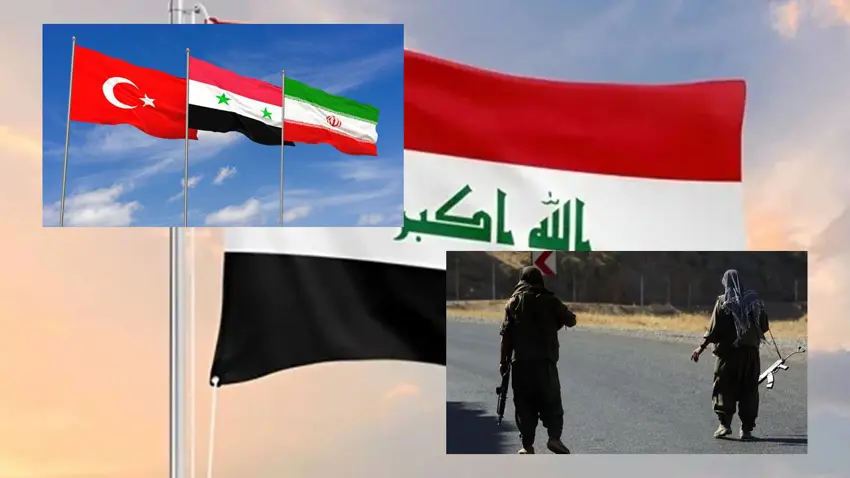 Iraq dixwaze bi Tirkiye, Îran û Sûriyê re konferansa pirsa PKKê li dar bixe