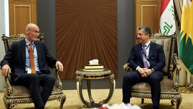 مەسروور بارزانی و باڵیۆزی بەریتانیا : پێویستە حکوومەتێکی یەکگرتووی گشتگیر پێک بهێندرێت