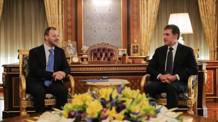 Neçirvan Barzani AB’nin Kürdistan Bölgesi Temsilcisi'ni kabul etti