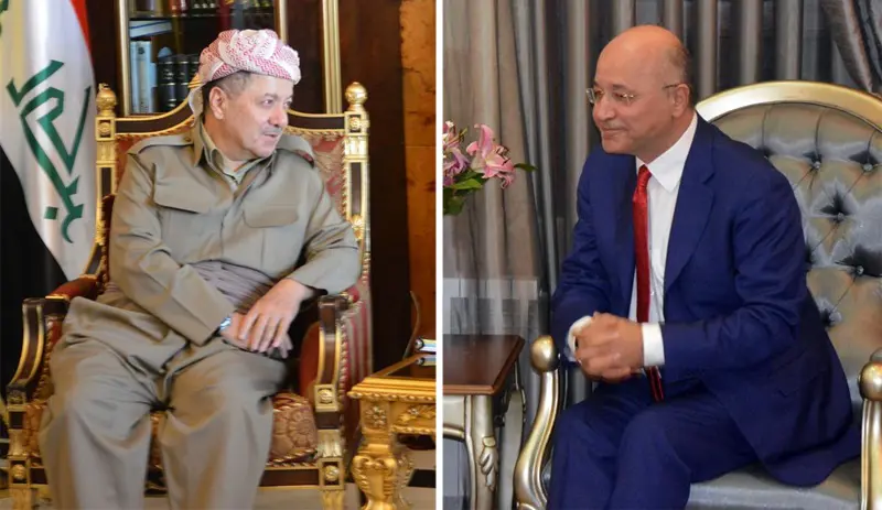 Serok Barzanî pêswaziya Berhem Salih kir