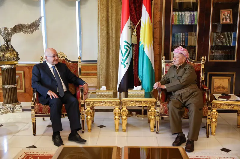 سەرۆک بارزانی پێشوازی لە بەرهەم ساڵح کرد