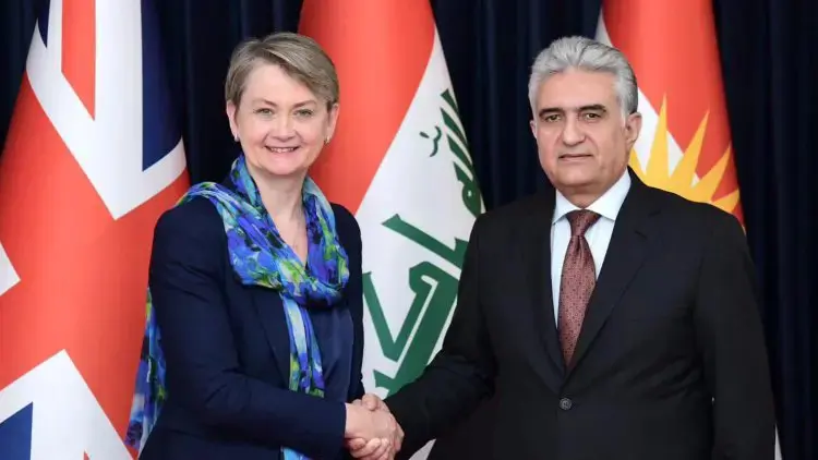 Rêber Ehmed bi hevtaya xwe ya Brîtanî re axivî