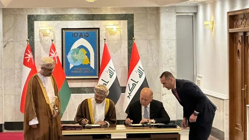 Irak ve Umman çesitli alanlarda mutabakat zapti imzaladi