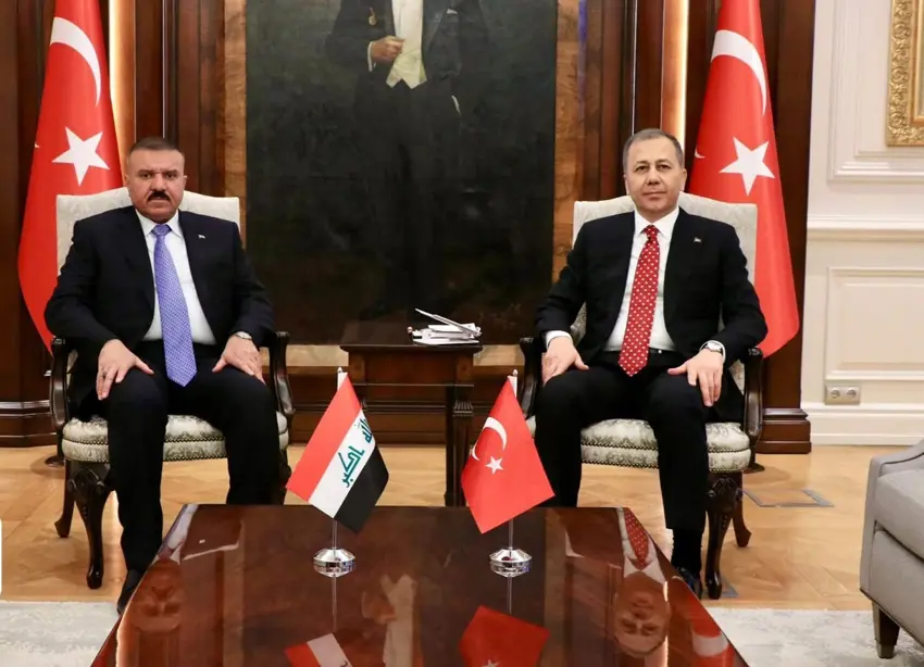 Irak ve Türkiye içisleri bakanlari Ankara'da bir araya geldi