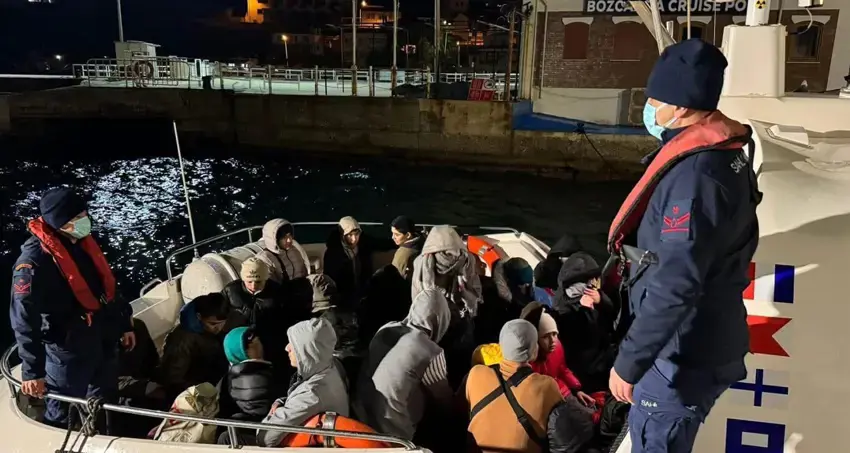 Li Çanakkaleyê 45 koçberên qaçax hatin girtin