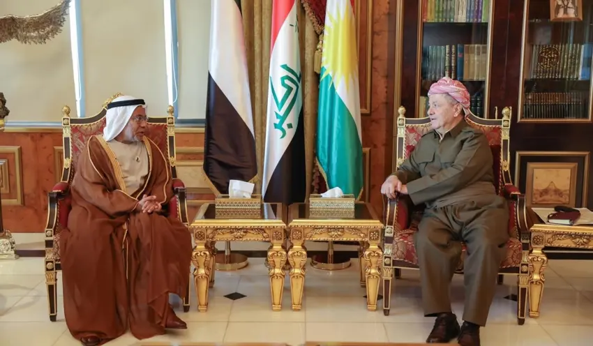 Baskan Barzani, BAE’nin yeni elçisini kabul etti