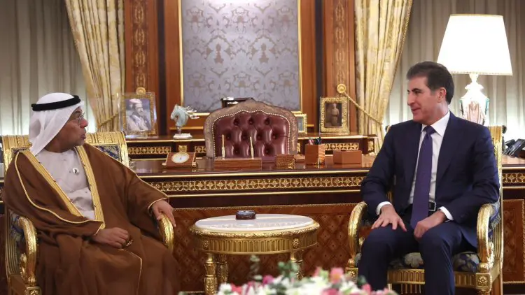 Neçirvan Barzani, BAE büyükelçisiyle Suriye'deki durumu görüstü!