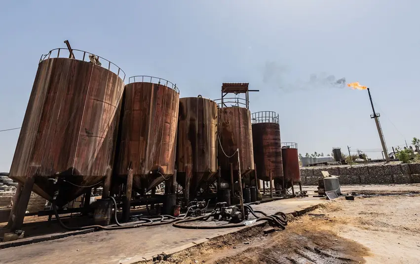 Erbil Çevre Müdürlügü: 40’a yakin rafineri kapatildi