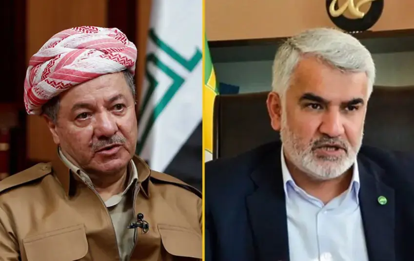 Serokê HUDA PARê sersaxî ji Serok Barzanî re xwest