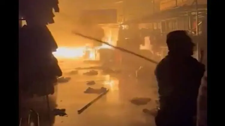 Erbil | Lenge pazarinda büyük yangin!