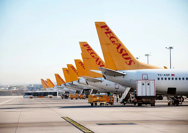 Pegasusê 18 seferên xwe ji ber sertên hewayê betal kir