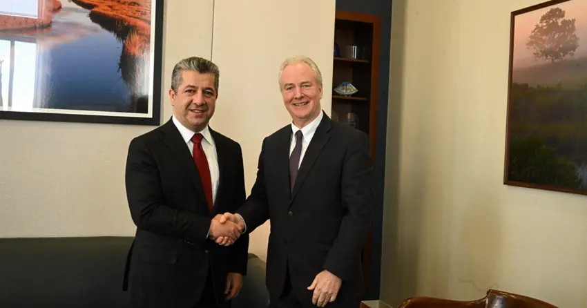 Basbakan, Senatör Chris Van Hollen ile görüstü