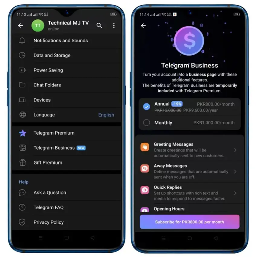 هۆشداری تێلێگرام بۆ واتس ئەپ : دەکرێت ئەکاونتی بازرگانی درووست بکرێت