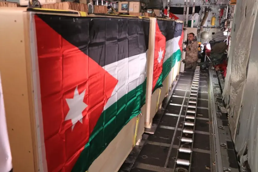 CENTCOM: Amerîkayê bi hevkariya Urdinê alîkarî gihand Xezzeyê