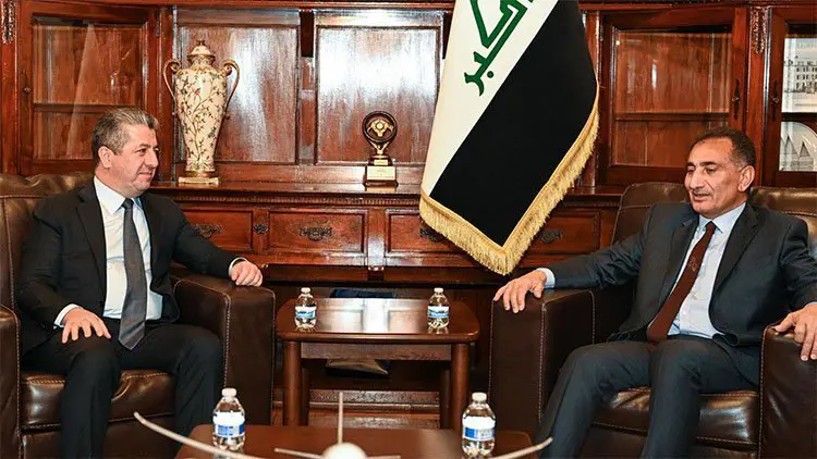 Basbakan Barzani, Irak’in ABD Büyükelçiligini ziyaret etti
