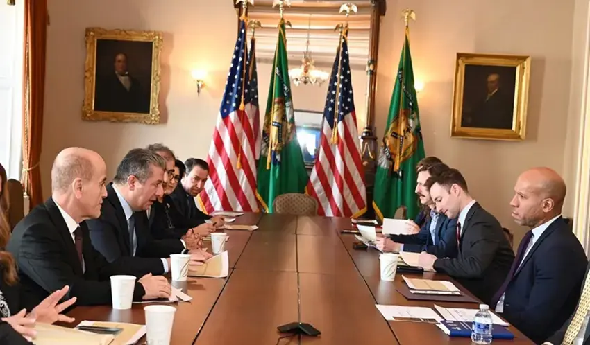 Basbakan Barzani ve Nielsen 'Benim Hesabim' projesini görüstü