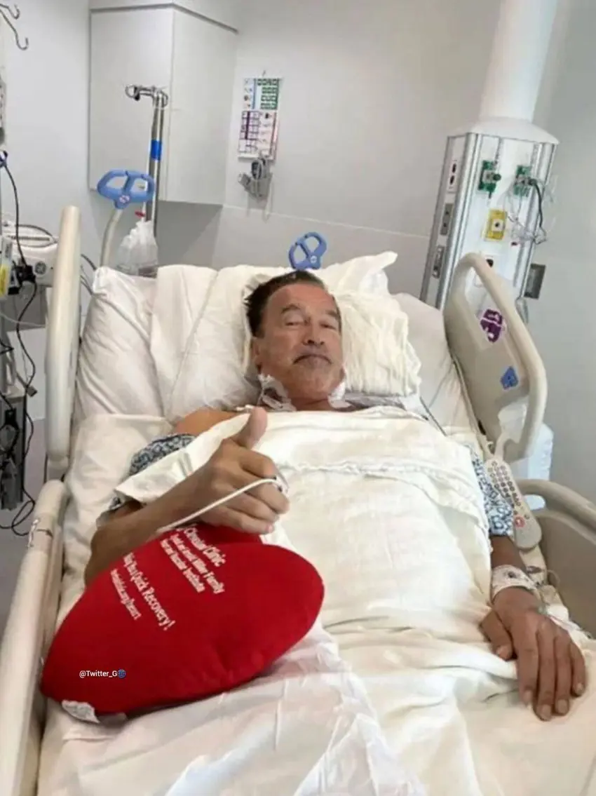 ئارنۆڵد شوارتزنگر نەشتەرگەری گۆڕینی دەریچەی دڵی بۆ کرا