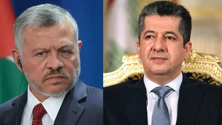Ürdün Krali'ndan Mesrur Barzani'ye kutlama mesaji