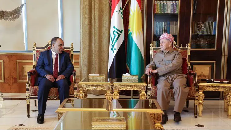 Mesud Barzani, Bagdat’tan gelen heyeti kabul etti