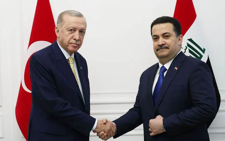 Irak Basbakani Sudani ile Erdogan görüstü