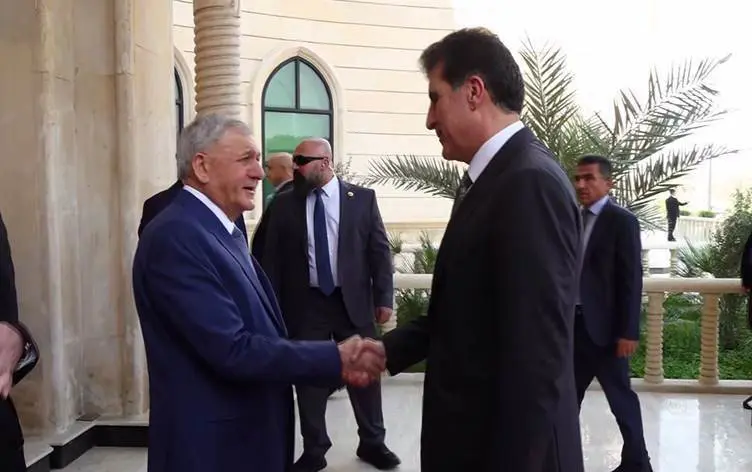 Nêçîrvan Barzanî li Koska Serokomariya Iraqê bi Letîf Resîd re civiya