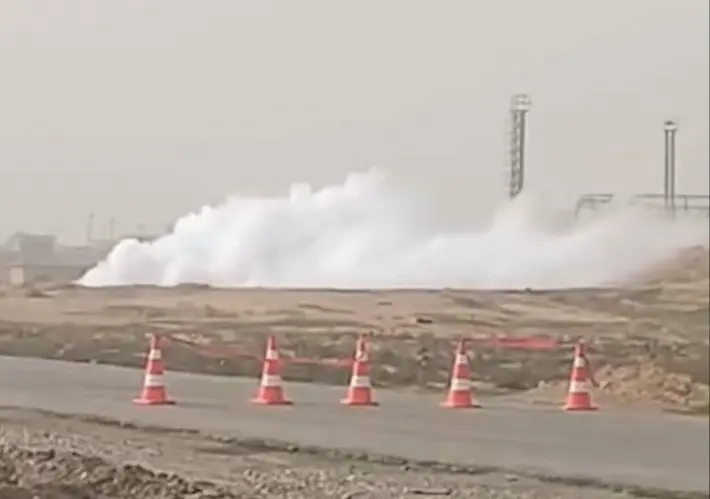 كەركوك.. بۆرییەكی غاز شكاو مەترسی لەسەر ژیانیانی هاوڵاتیان دروستكردووە