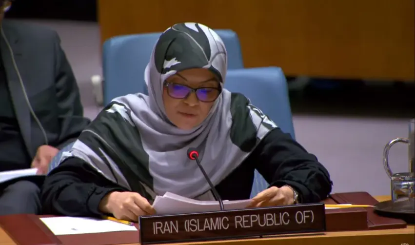 نوێنەری ئێران لە ئەنجومەنی ئاسایش :ئیسرائیل سەروەری خاکی سووریا و یاسا نێودەوڵەتییەکانی پێشێل کردووە