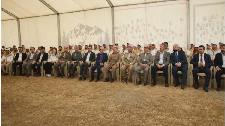Mesud Barzani'den Barzan bölgesindeki gençlik kampina ziyaret