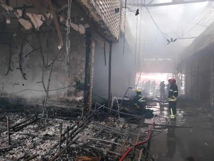 جارێکی دیکە لەنگەی هەولێر ئاگری گرت