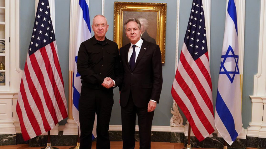 Blinken, Israil Savunma Bakani ile görüstü