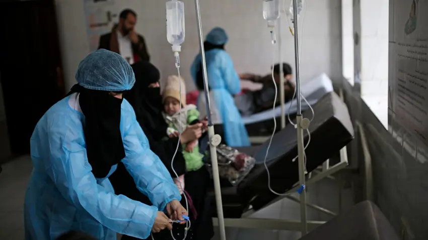 نزیکەی 40 هەزار کەس لە یەمەن تووشی  کۆلێرا بوون