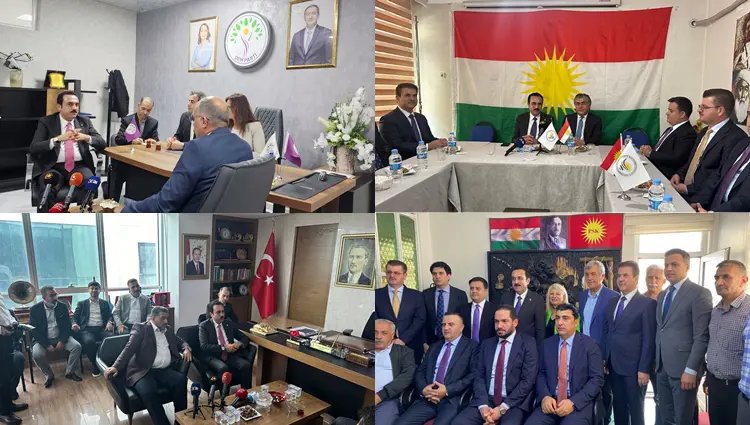 Parêzgarê Hewlêrê li Diyarbakirê serdana partiyên siyasî kir