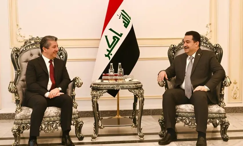 Mesrûr Barzanî û Mihemed Siya Sûdanî li Bexdayê civiyan