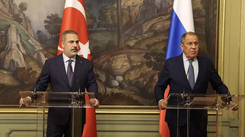 Fidan, Rusya Disisleri Bakani Lavrov ile görüstü